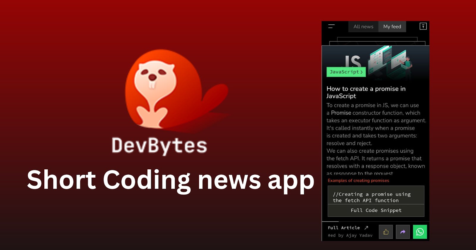 DevBytes : Stay informed and save time by getting your daily tech news in just 64 words!