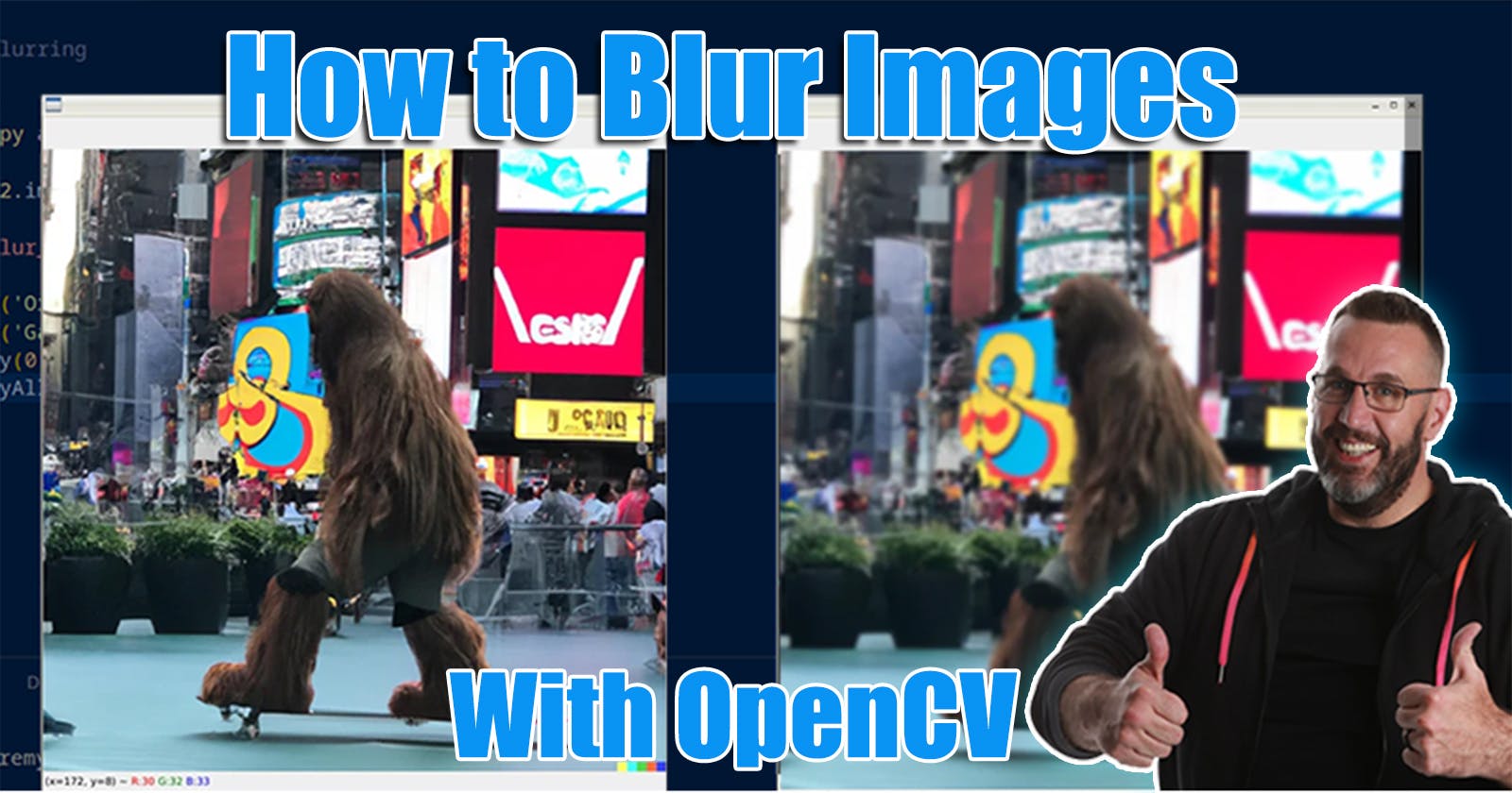 A Guide to Blurring Images with OpenCV and Python