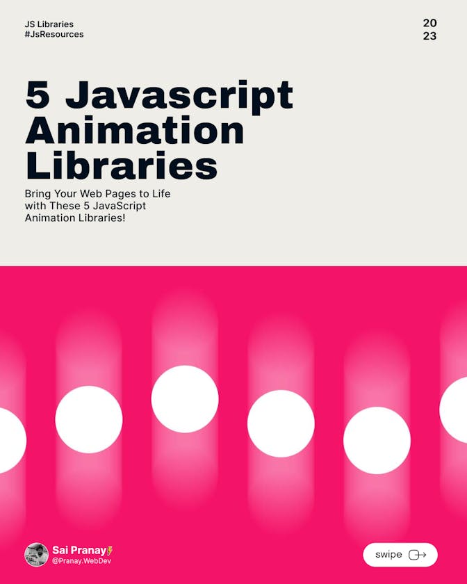 5 JavaScript Animation Libraries to Bring Your Web Pages to Life