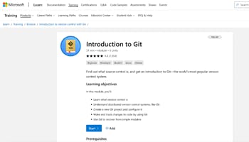 Microsoft - Introduction to Git
