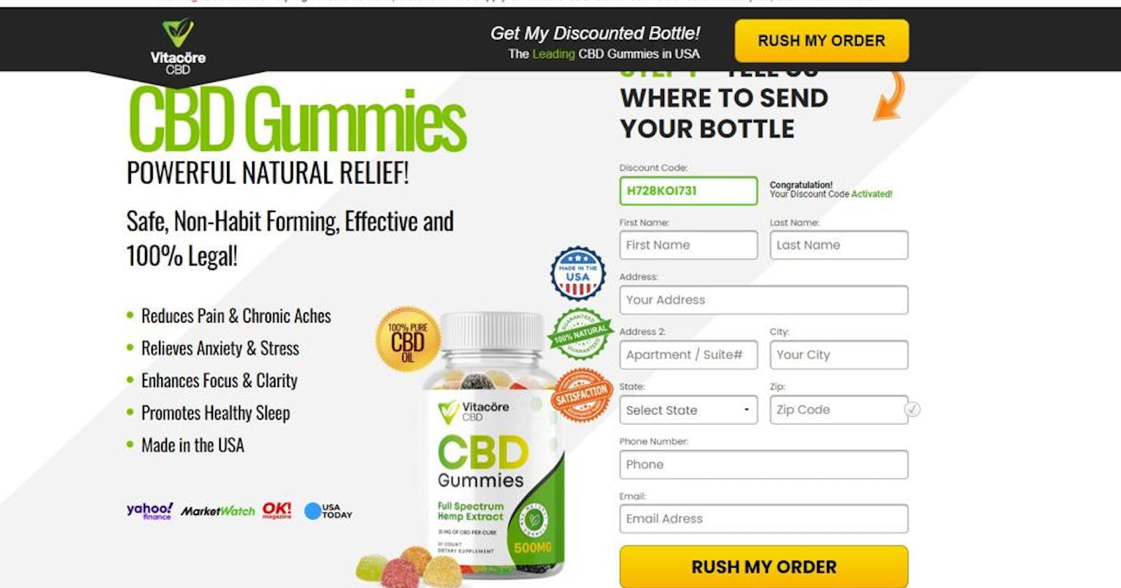 Vitacore CBD Gummies Reviews Scam Alert! Don’t Take Before Know This