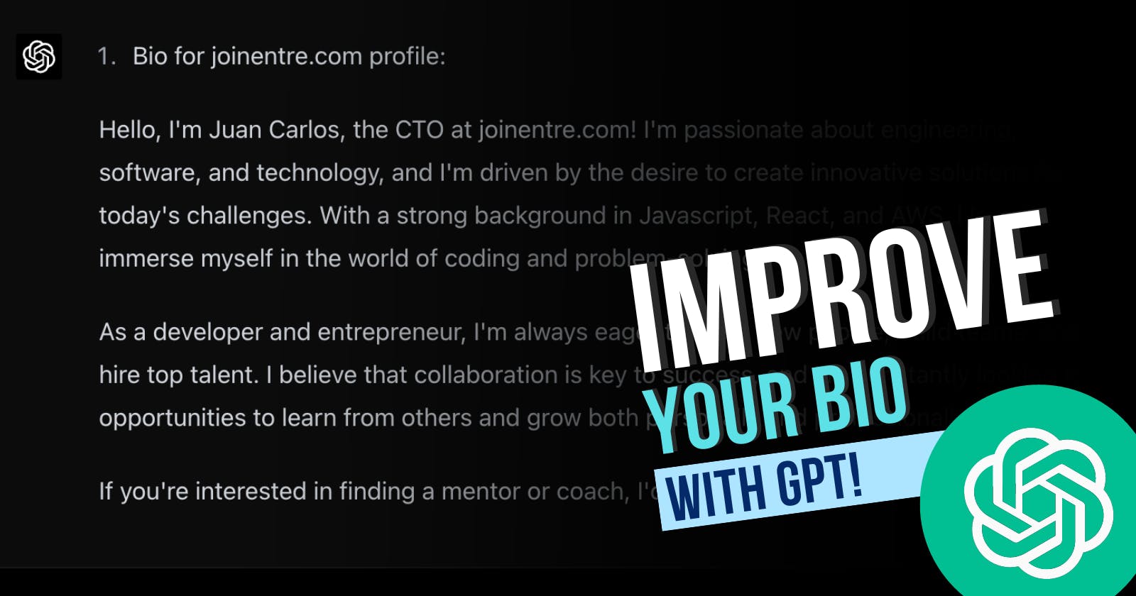 Struggling with Your Social Media Bio? Try ChatGPT's Simple and Free Template!