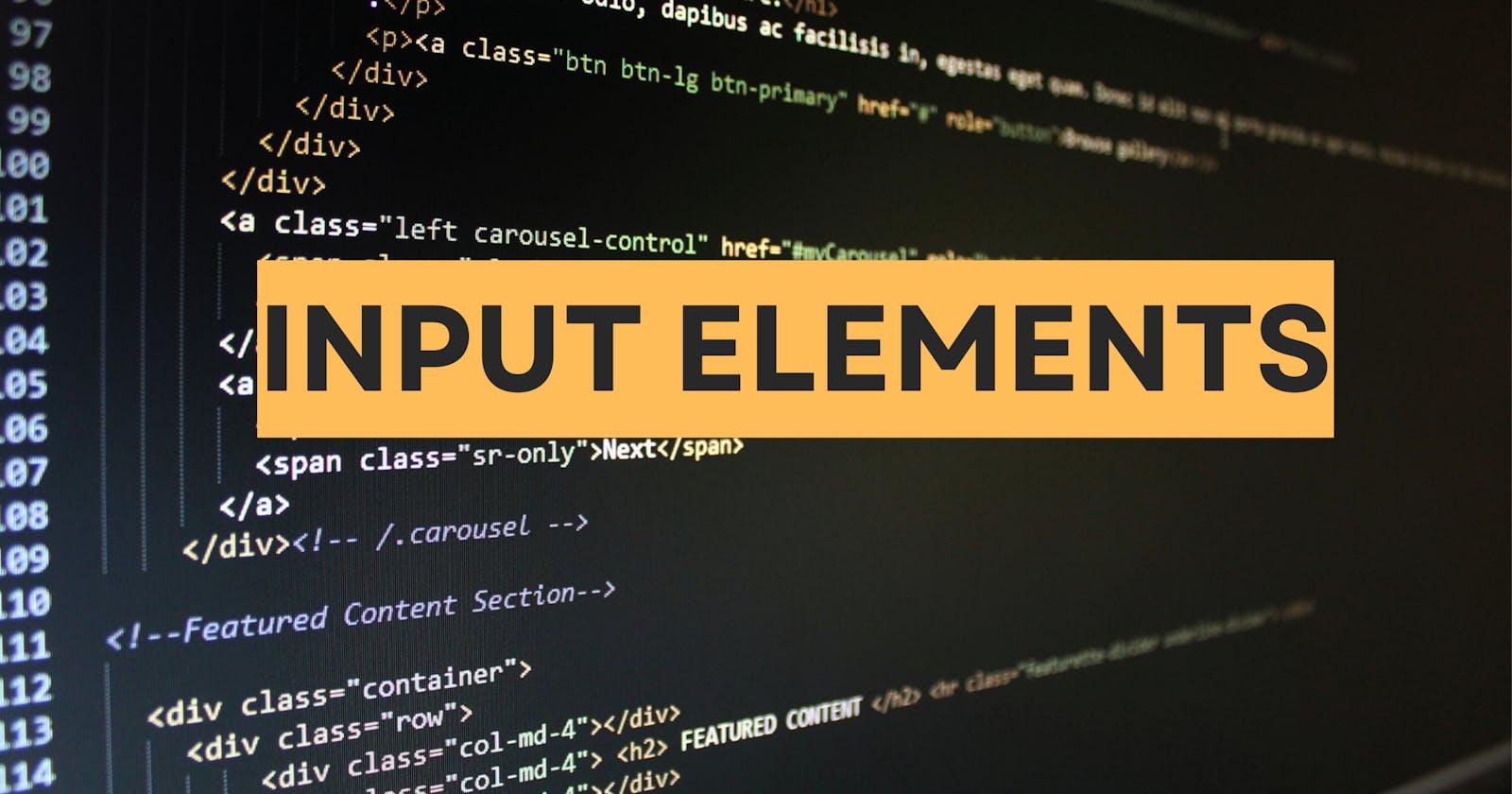 Understanding Input Elements: A Comprehensive Guide
