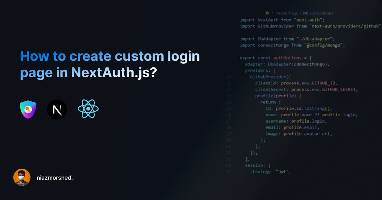 How to create a custom login page in NextAuth.js?