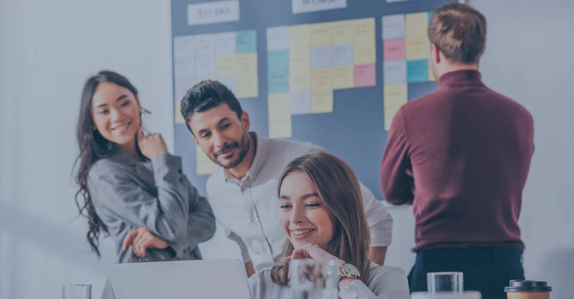 Agile collaboration of Project Manager, Scrum Master, and Product Owner