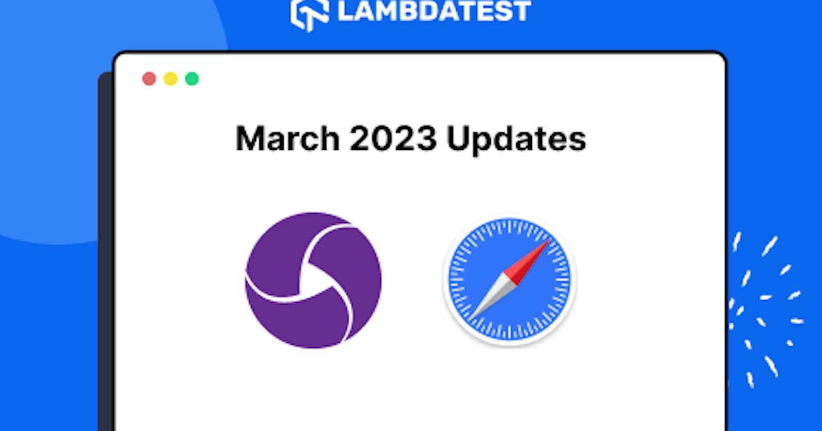 Mar’23 Updates: App Profiling For Appium, Widget Enhancements In Test Analytics, And More