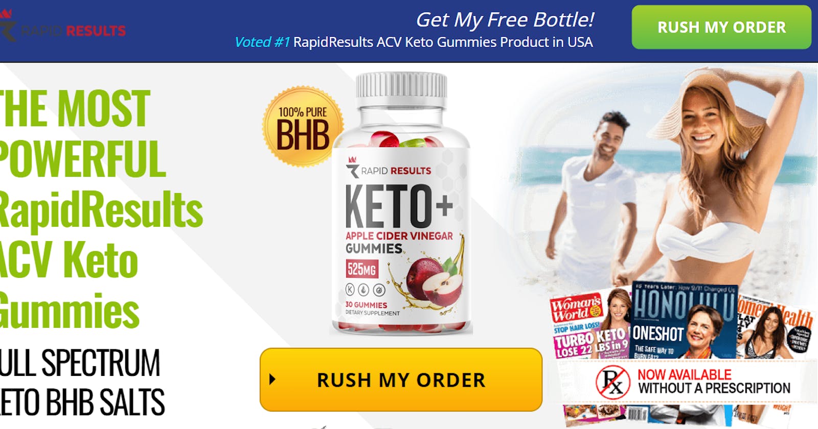 How Rapid Results Keto + ACV Gummies Can Boost Your Energy and Improve Your Health?