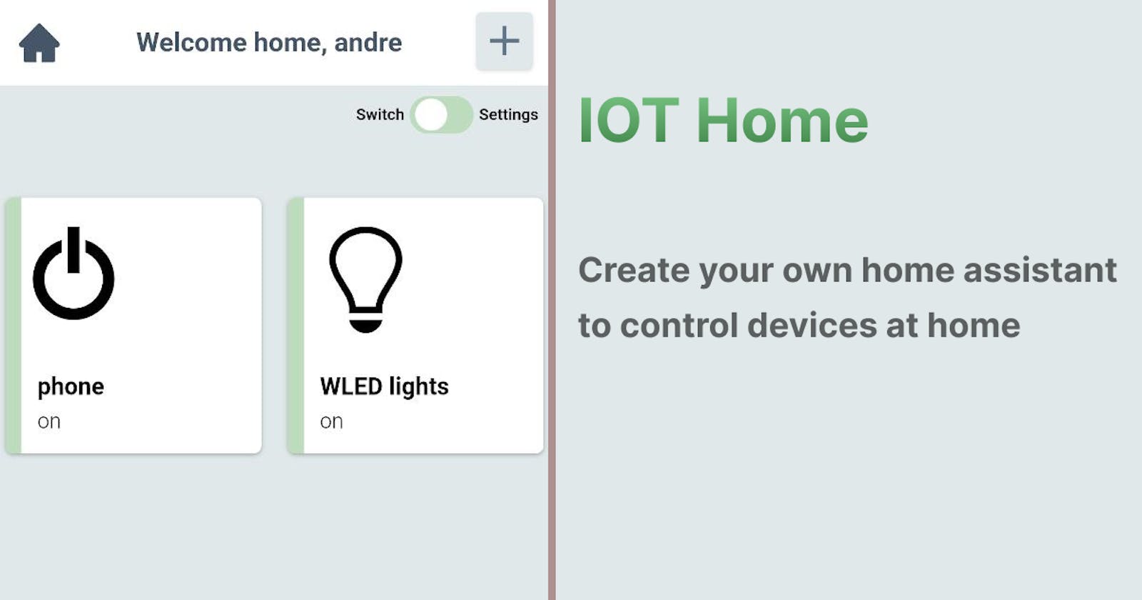 IOT Home application Part 1