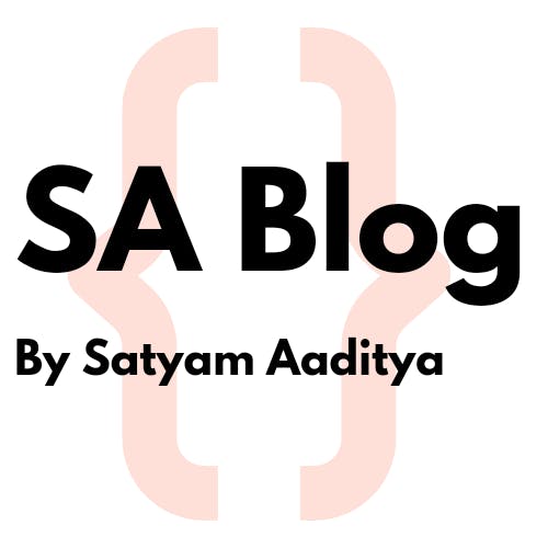 Satyam Aaditya's Blog