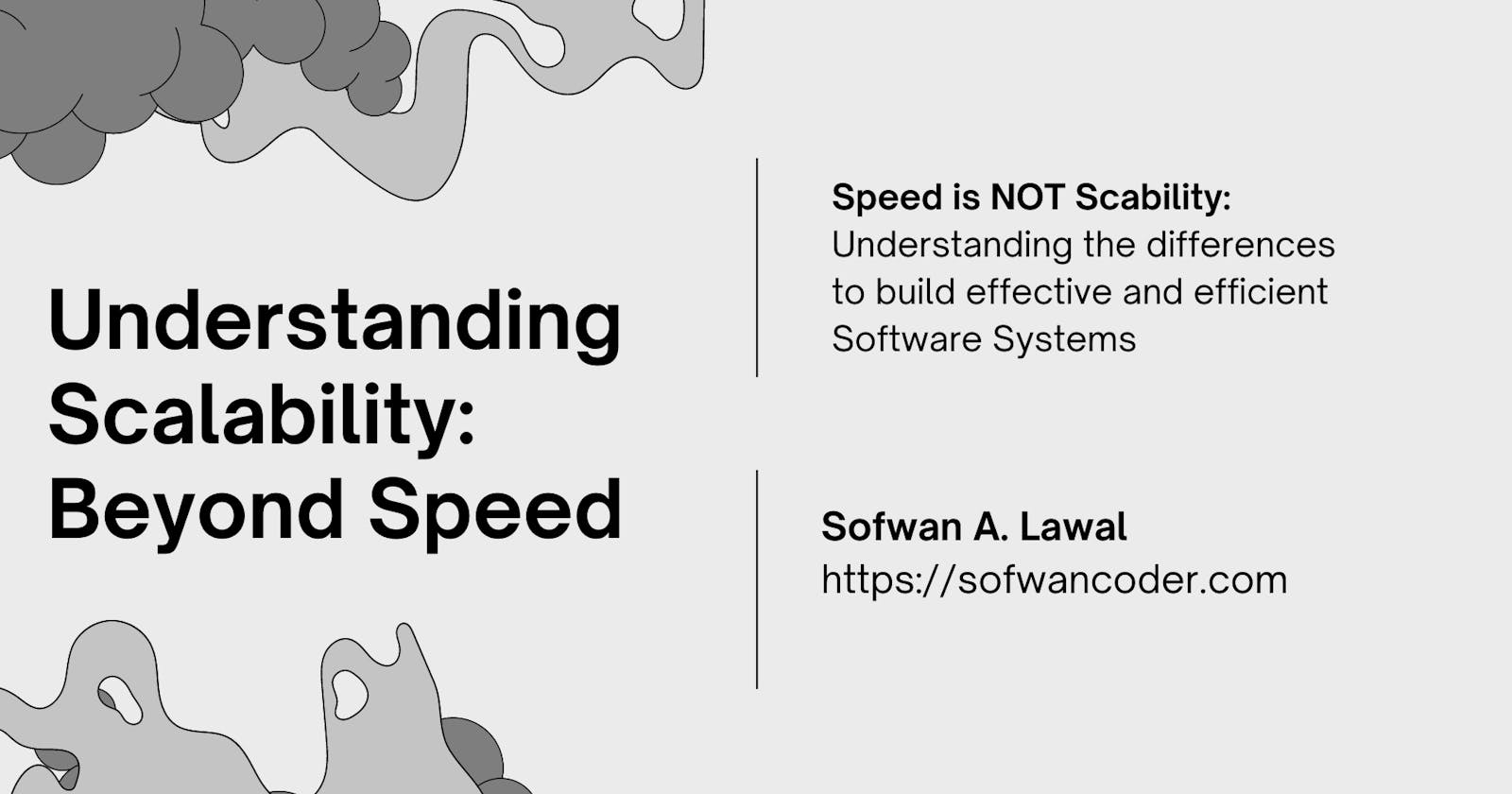 Understanding Scalability: Beyond Speed