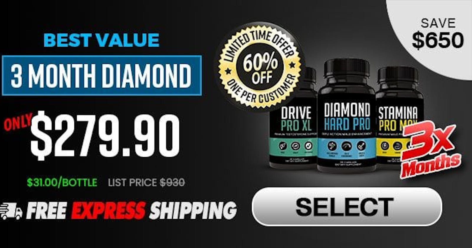 Diamond Hard Pro Male Enhancement [FAKE NEWS EXPOSED] Shocking Results Exposed!!