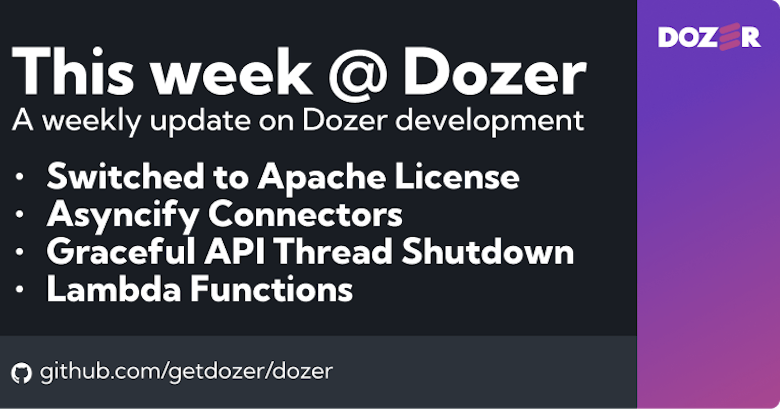 This week at Dozer #5