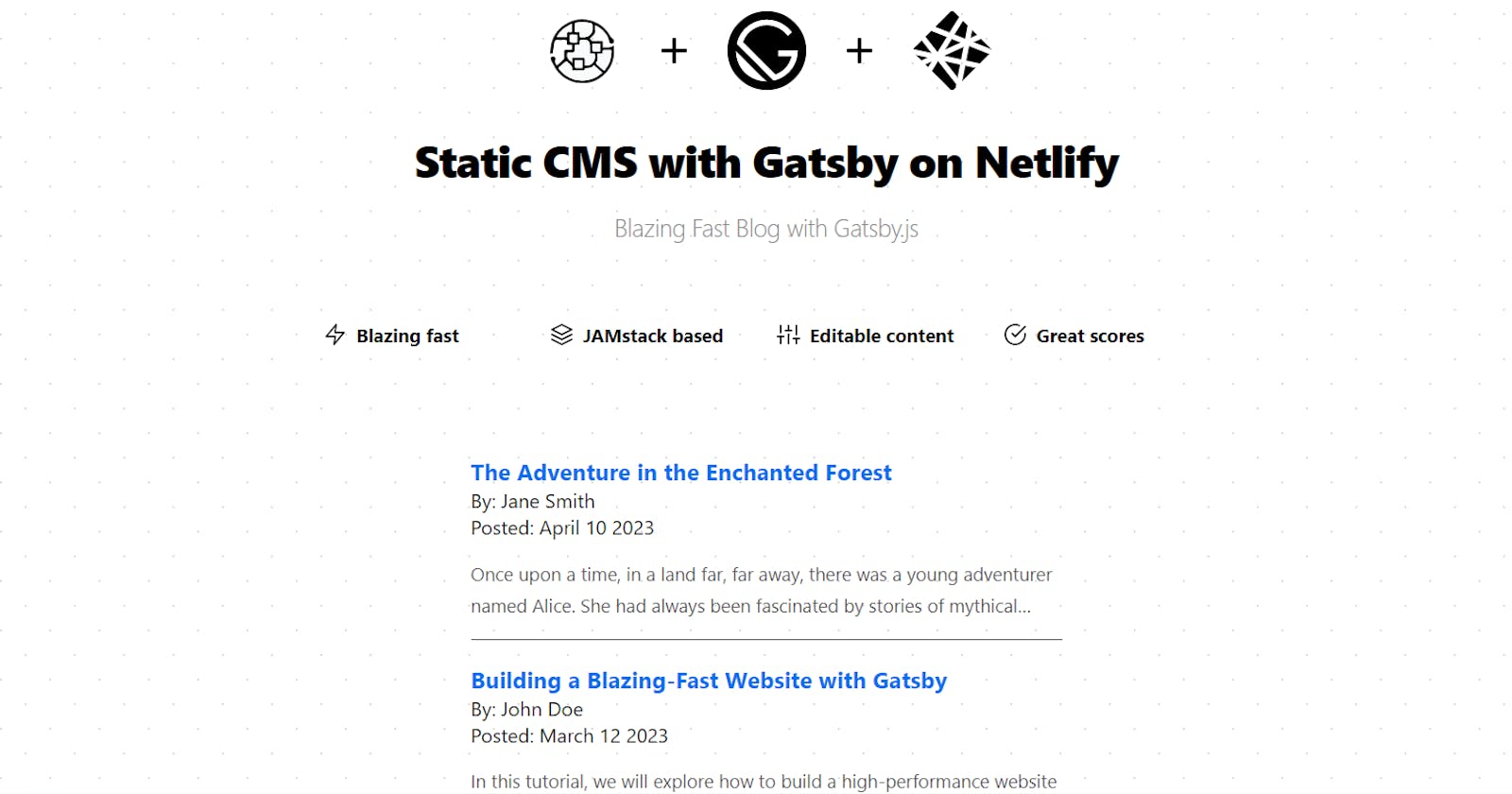 How to create a no-code Gatsby CMS blog on Netlify for FREE