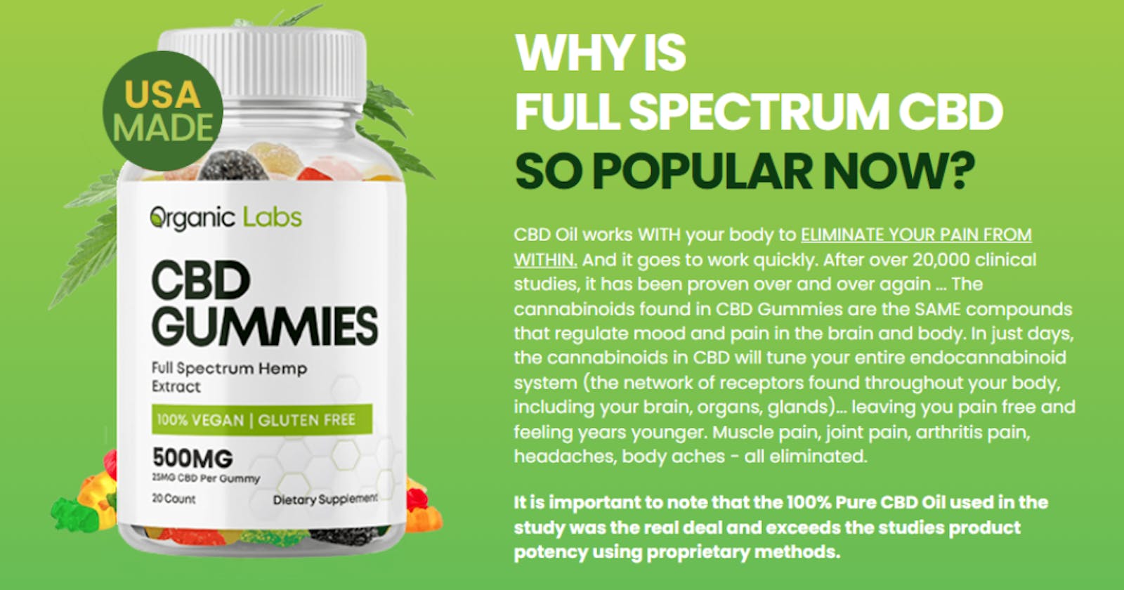 Organic Labs CBD Gummies Official Website & Where To Buy?