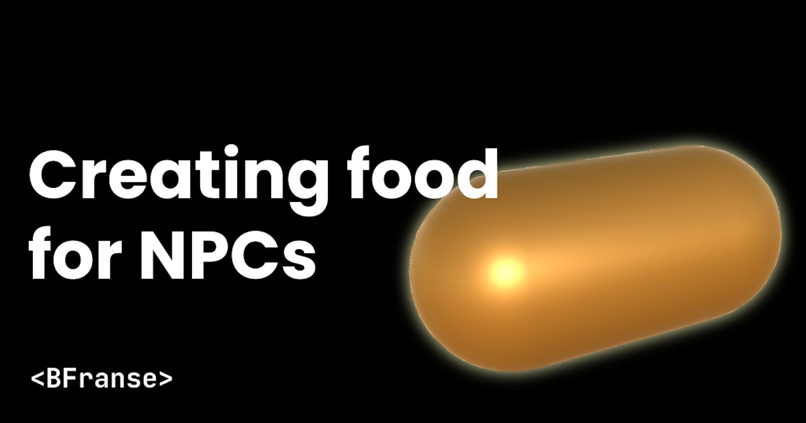 Creating food for NPCs
