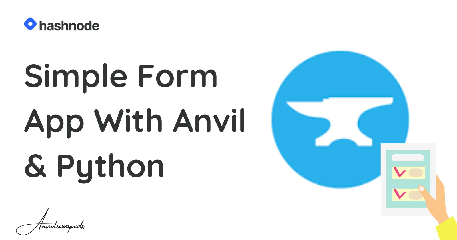 Feedback Form With Anvil