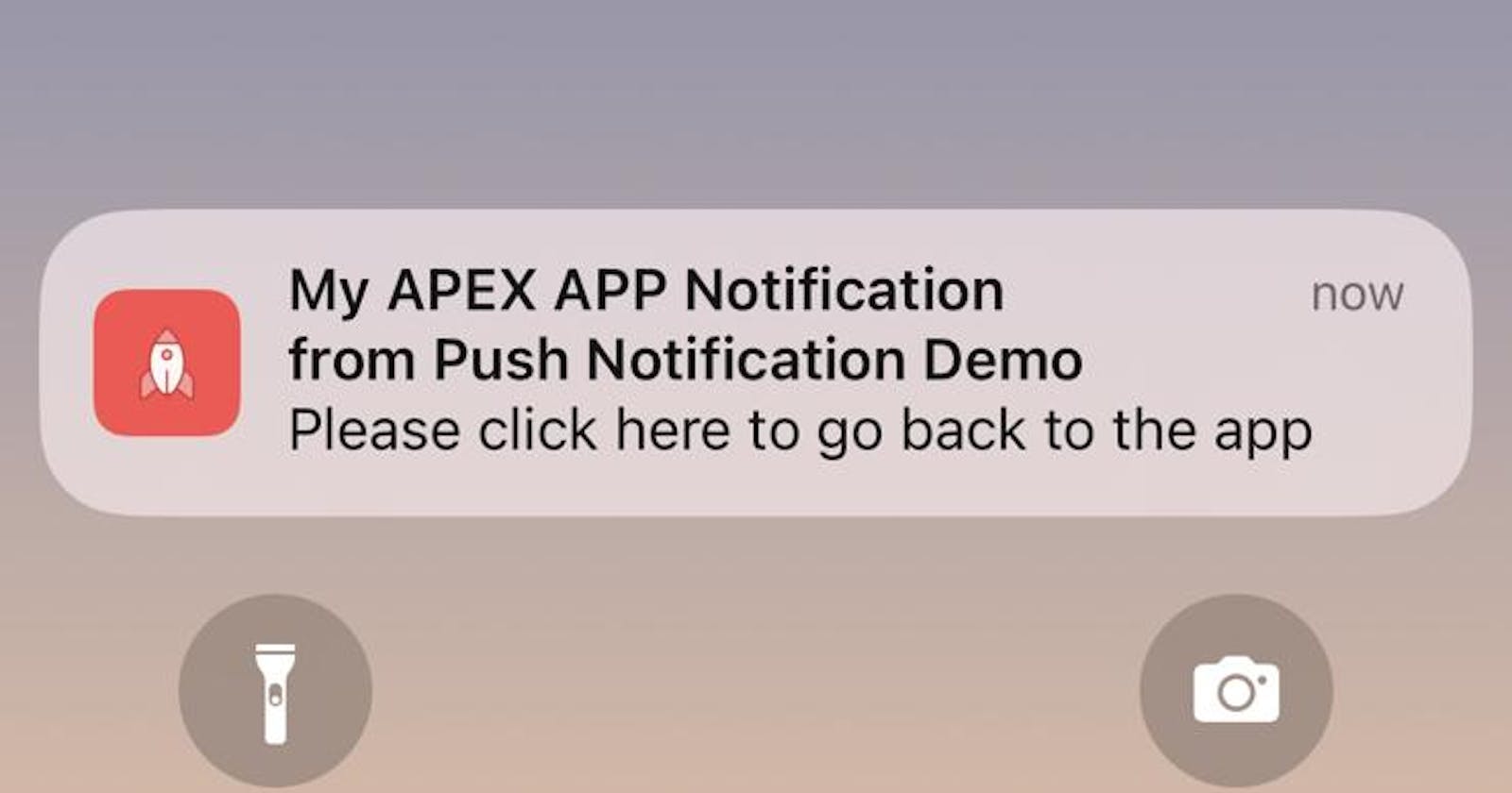 APEX PWA Push Notifications in just a few minutes