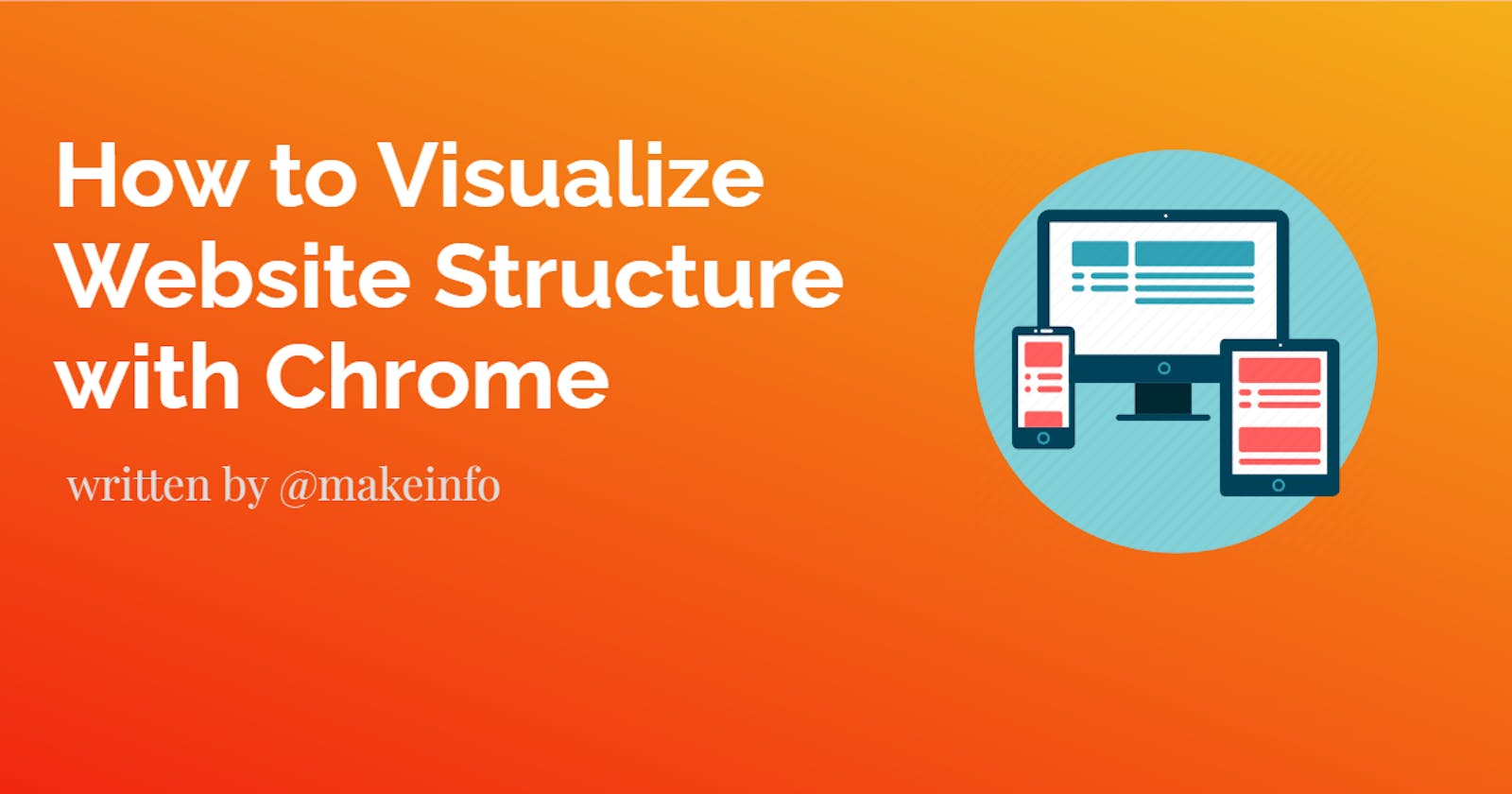 How to Generate Website Structure using Chrome