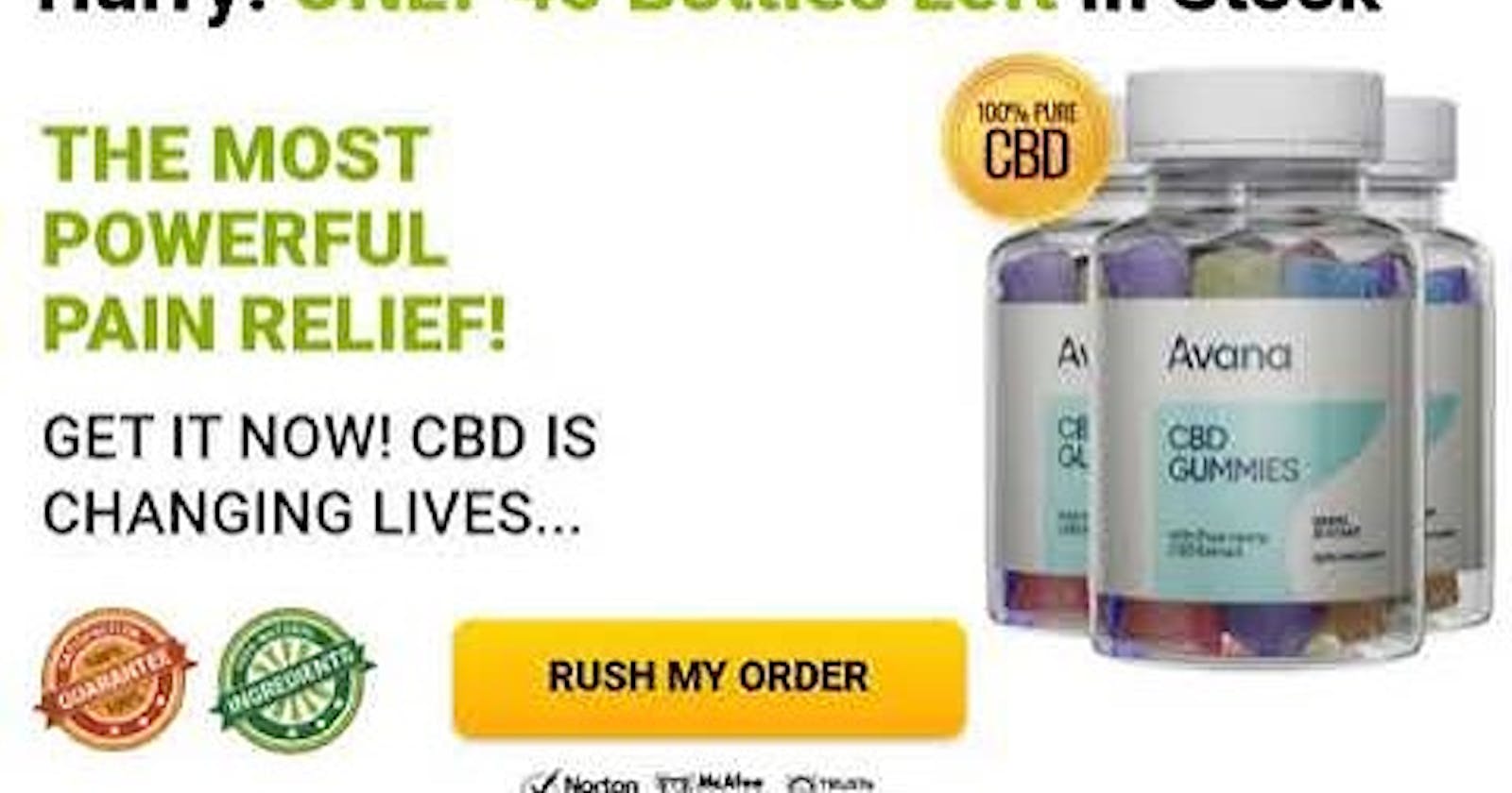 Avana CBD Gummies Official Website Legit Or Scam?Relief Anxiety, Stress, Reduce Muscle & Joint Pain, Where To Buy?