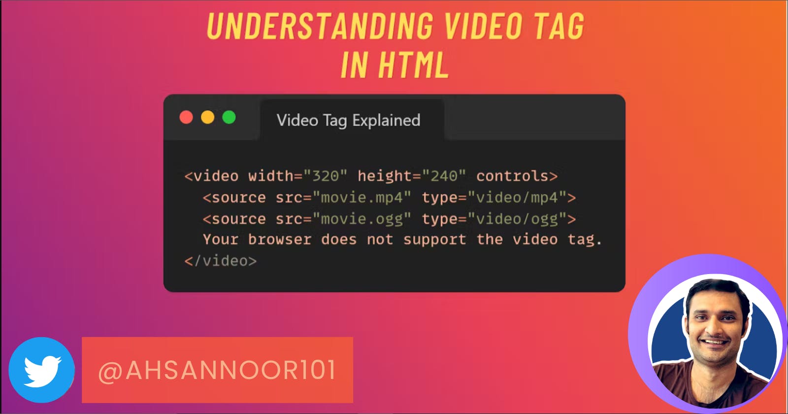 Understanding HTML Video Tag