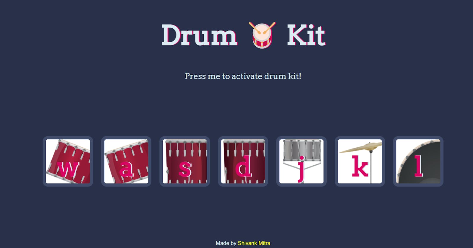 Easy JS Drum Kit - Step by Step