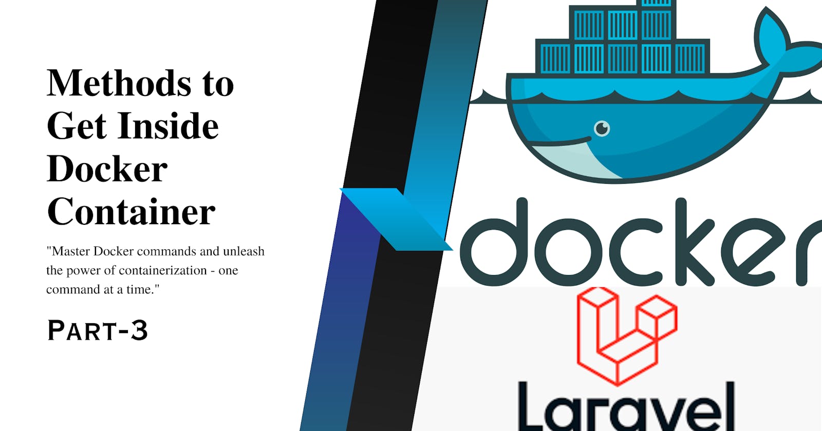 Get into a docker container