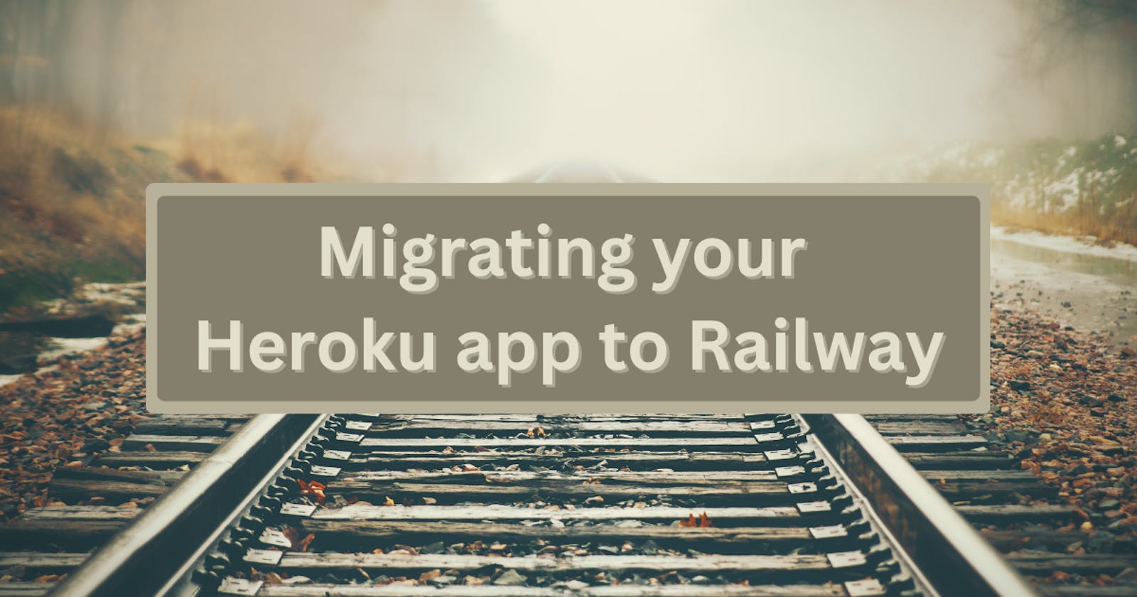 Migrating your Heroku app to Railway