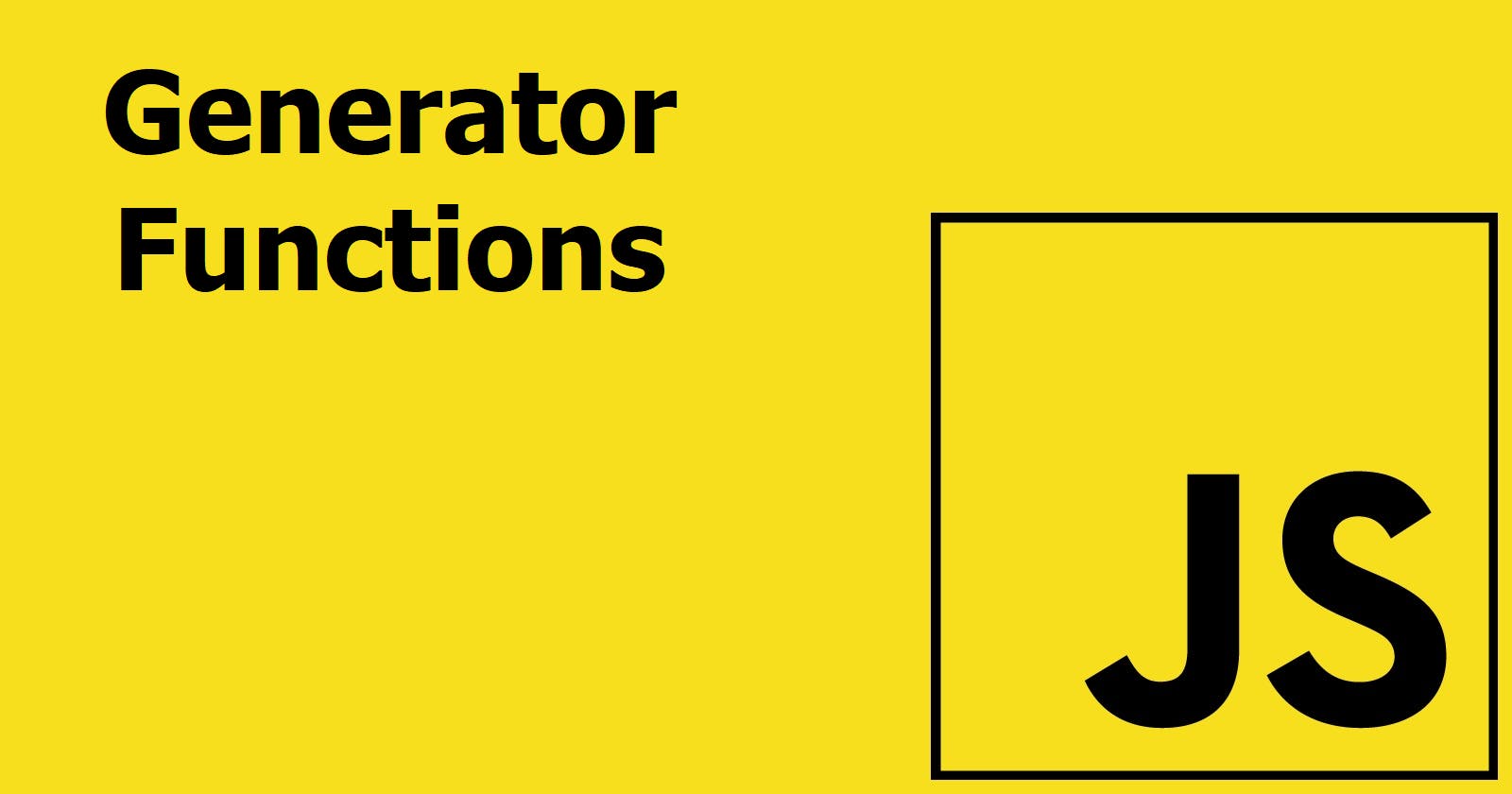 JavaScript Interview Question: Generator Function