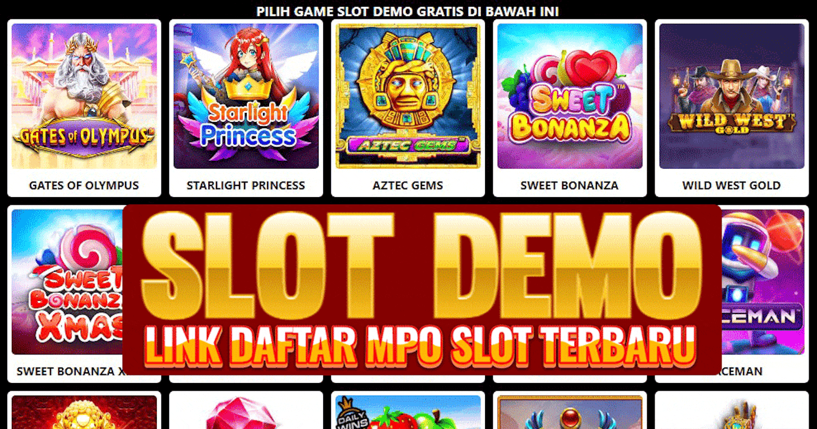 600 Game Slot Demo di Server Mpo Play
