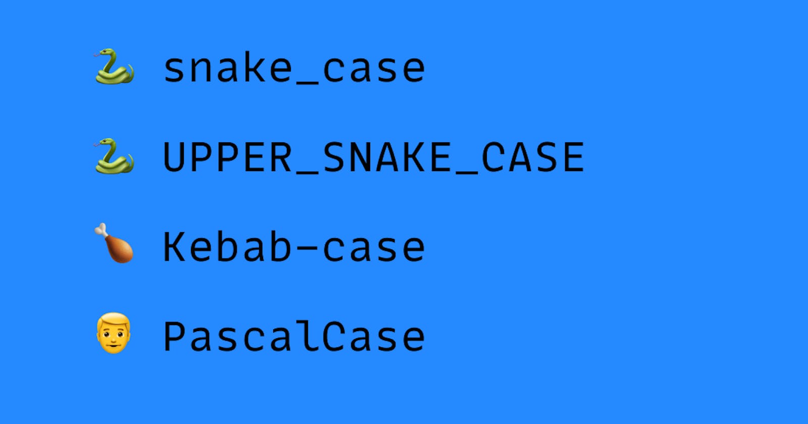 Decoding Naming Conventions: A Guide to Case Styles in Coding