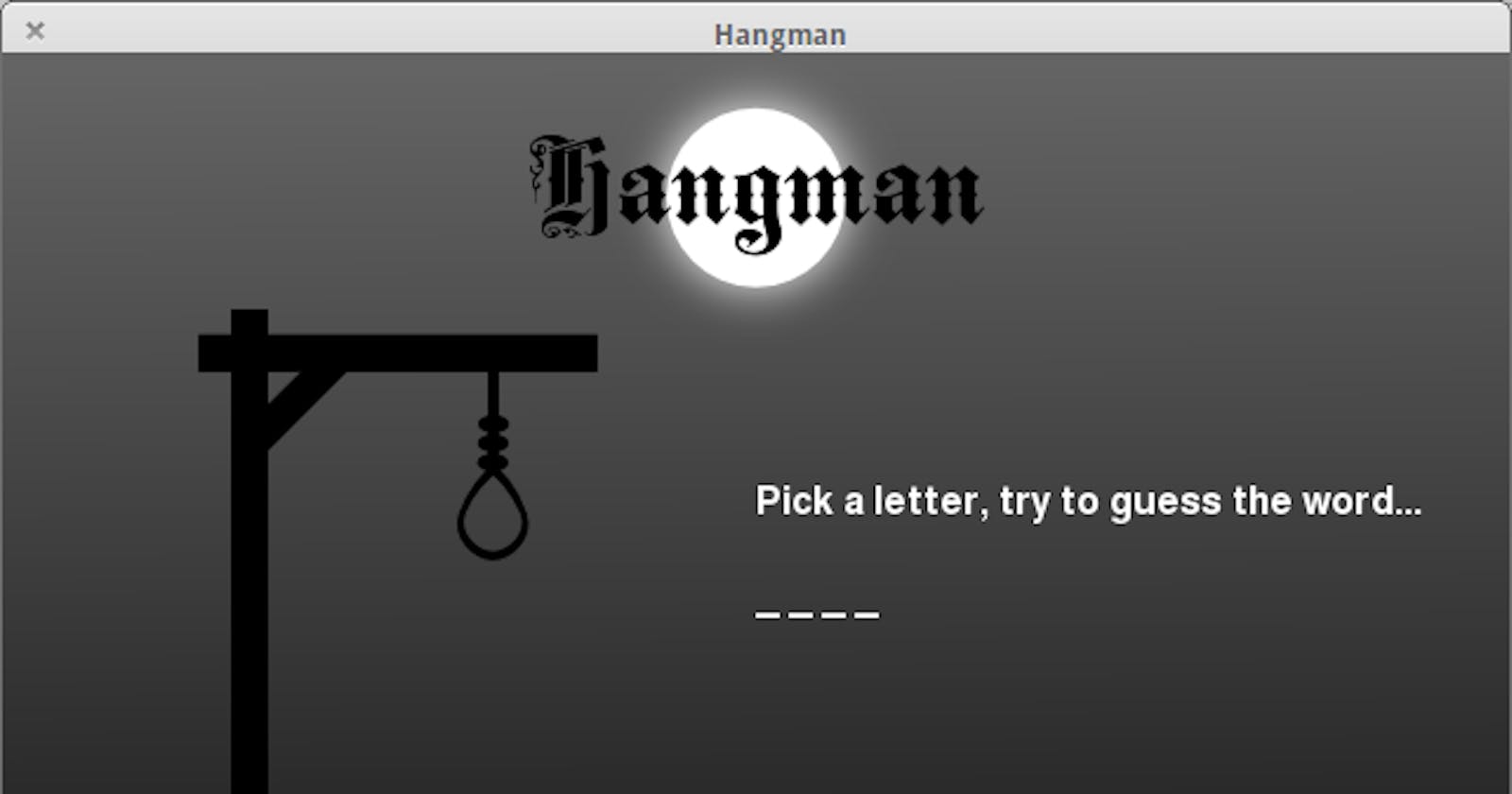 Hang Man In Python