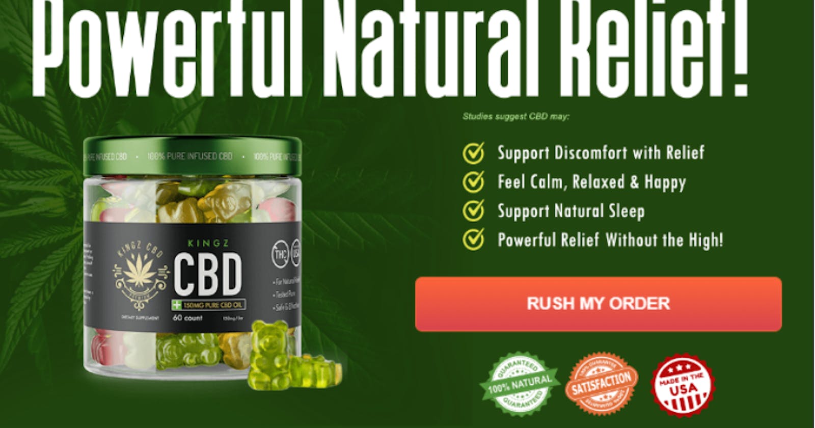 Kingz CBD Gummies (US & Canada) – Is it Safe? Get Rid Of Chronic Pain, Price & Where To Buy?