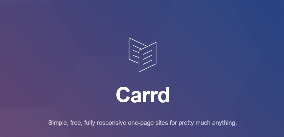 carrd - A Low Budget Landing Page Service