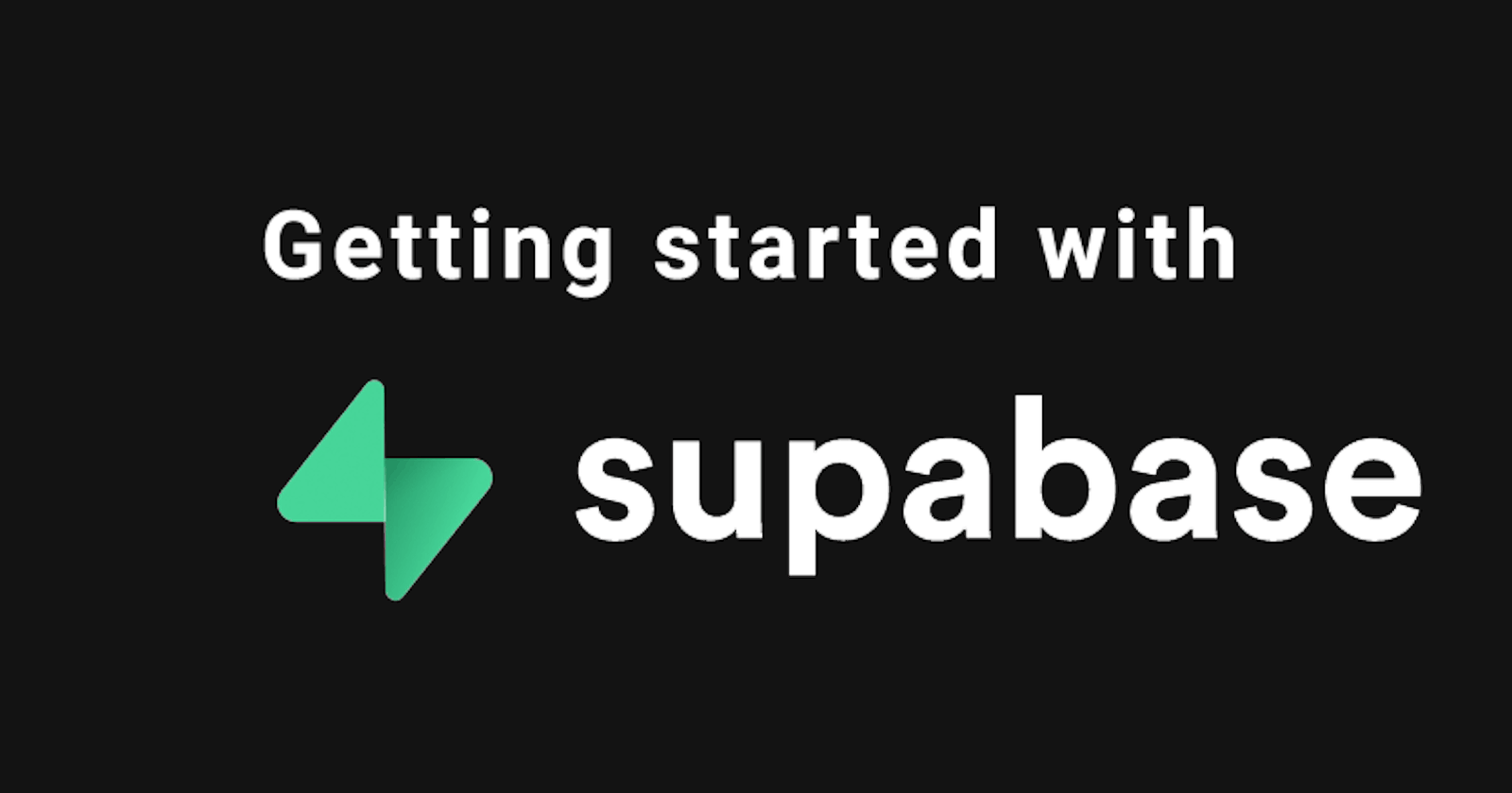 Getting Started with Supabase: A Comprehensive Guide for Developers