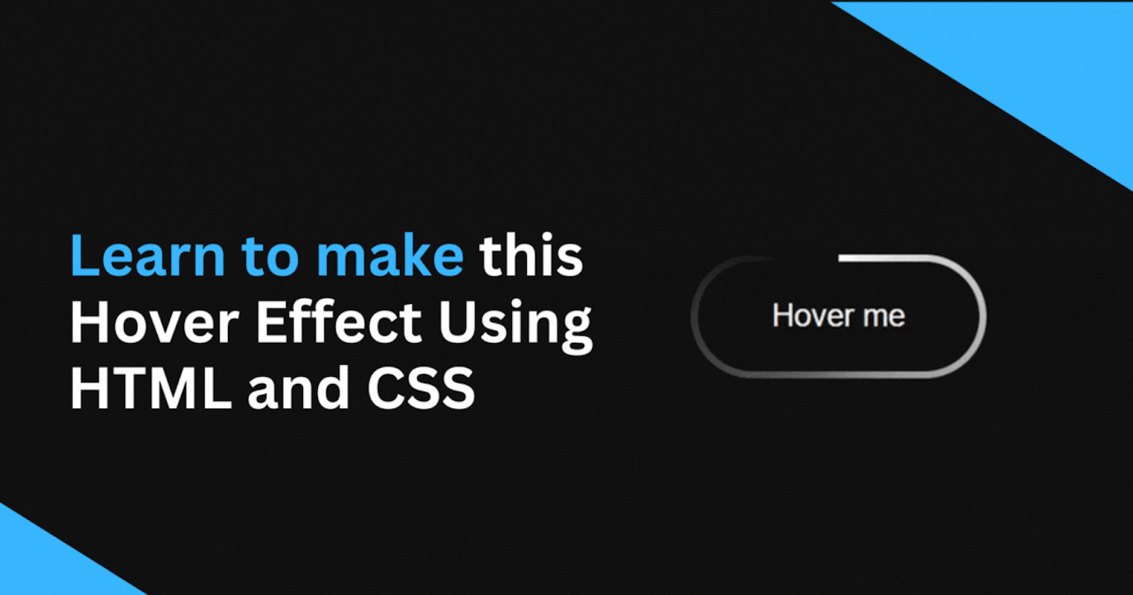 Learn how to create this awesome border hover effect