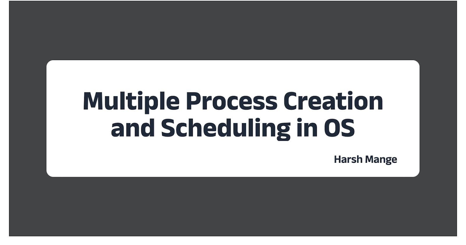 Multiple Process Creation and Scheduling in OS: Practical Example with Code