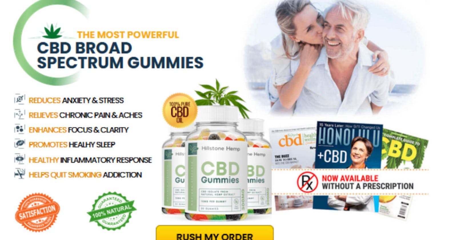 Hillstone CBD Gummies  – 100% Natural,Reduce Pain, Stress and Help to Reduce Anxiety!