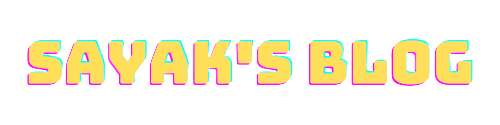 Sayak's Blogs