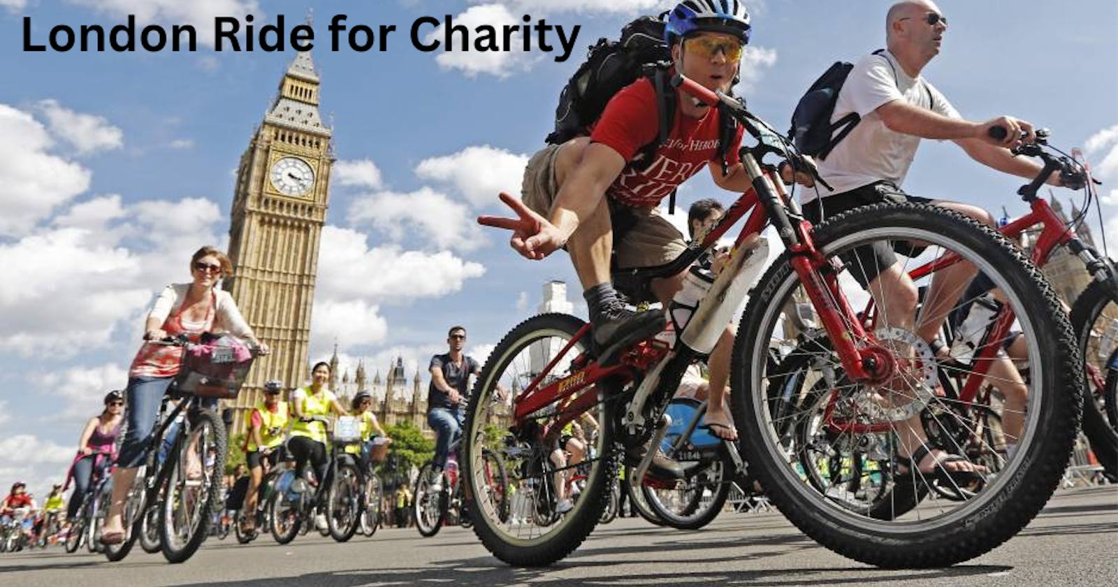 Participate in Charity ride event to raise funds