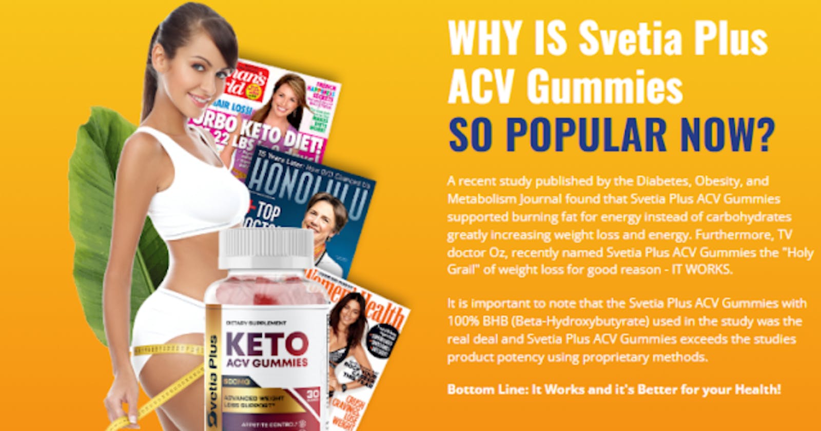 Svetia Plus ACV Gummies : Is it Effective in Improving Weight Loss Health?