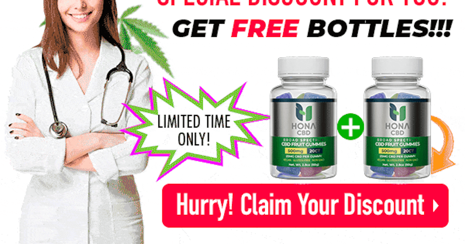 Hona CBD Gummies USA – 100% Natural,Reduce Pain, Stress and Help to Reduce Anxiety!