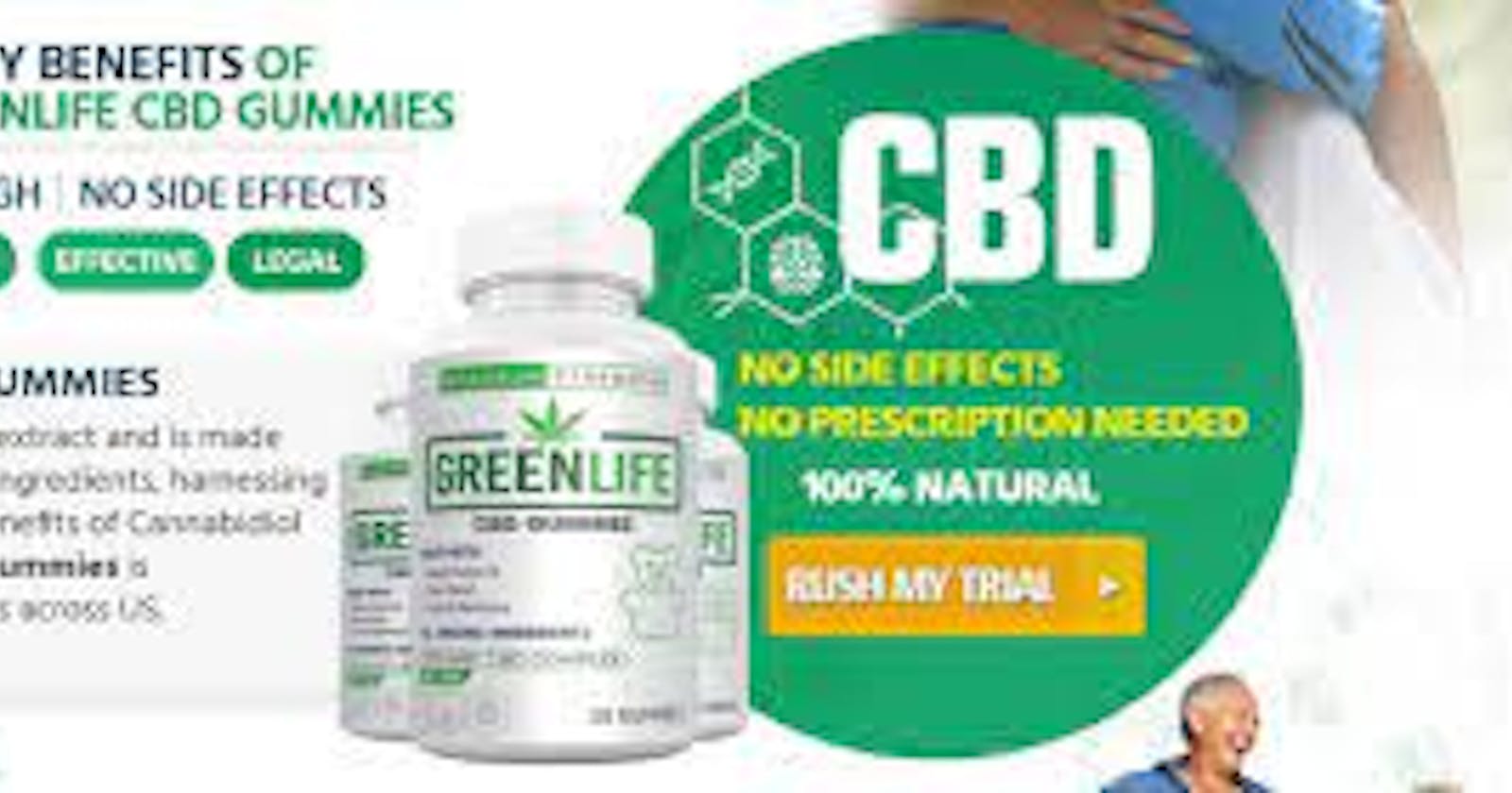 Green Life CBD Gummies 100% Natural