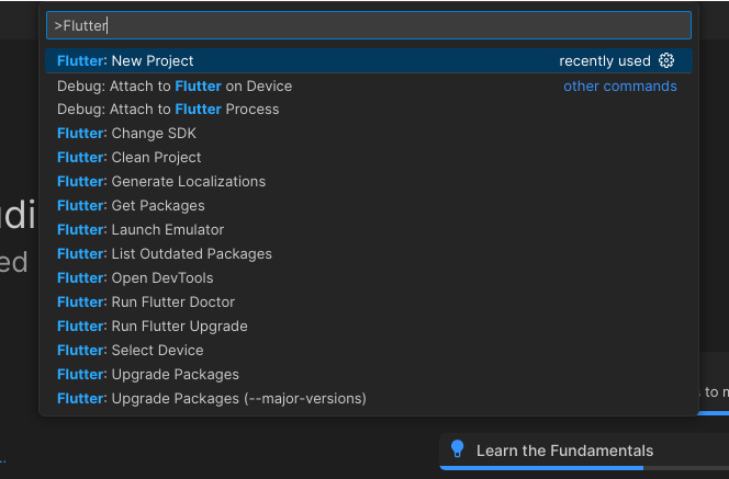 Choose to build Flutter Application