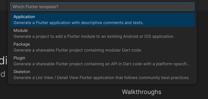 Choose to build Flutter Application