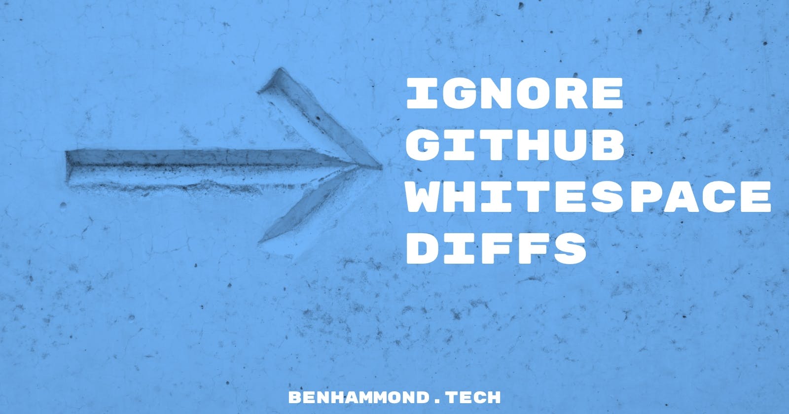 Ignore GitHub Whitespace Diffs