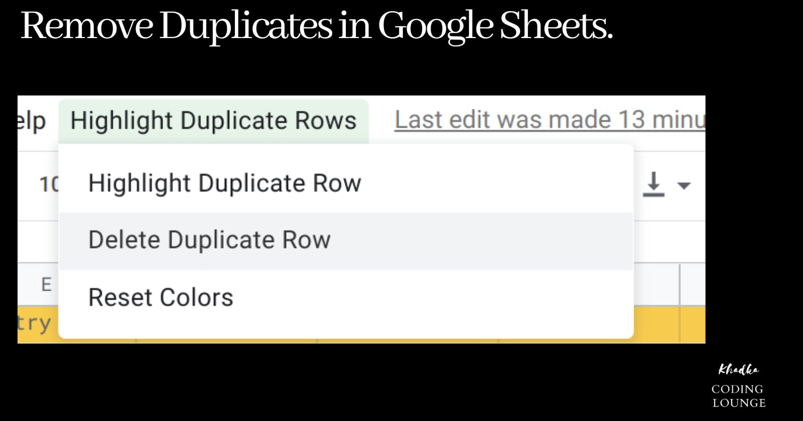 Removing Duplicates in Google Sheets: A Guide for Non-coders