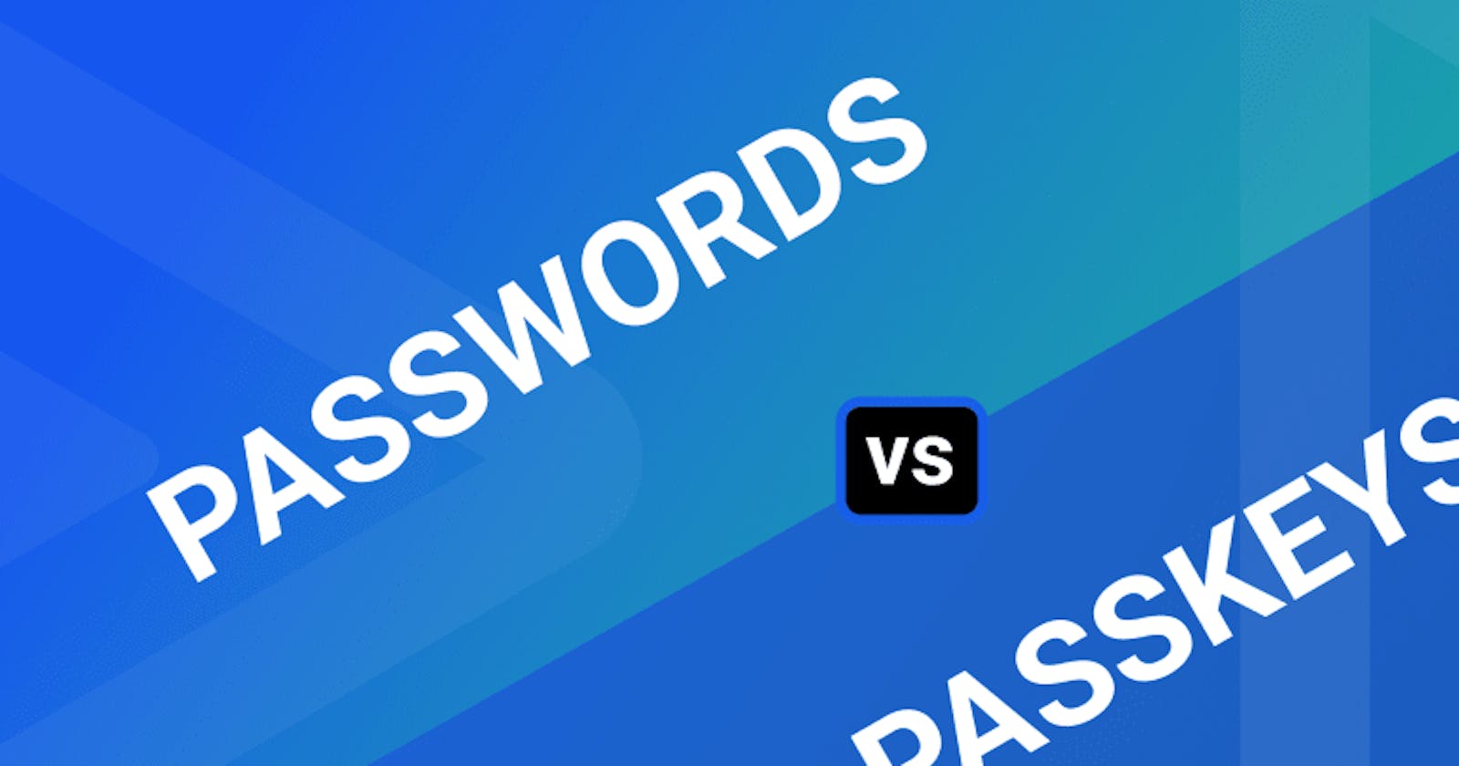 A security question: passwords or passkeys?