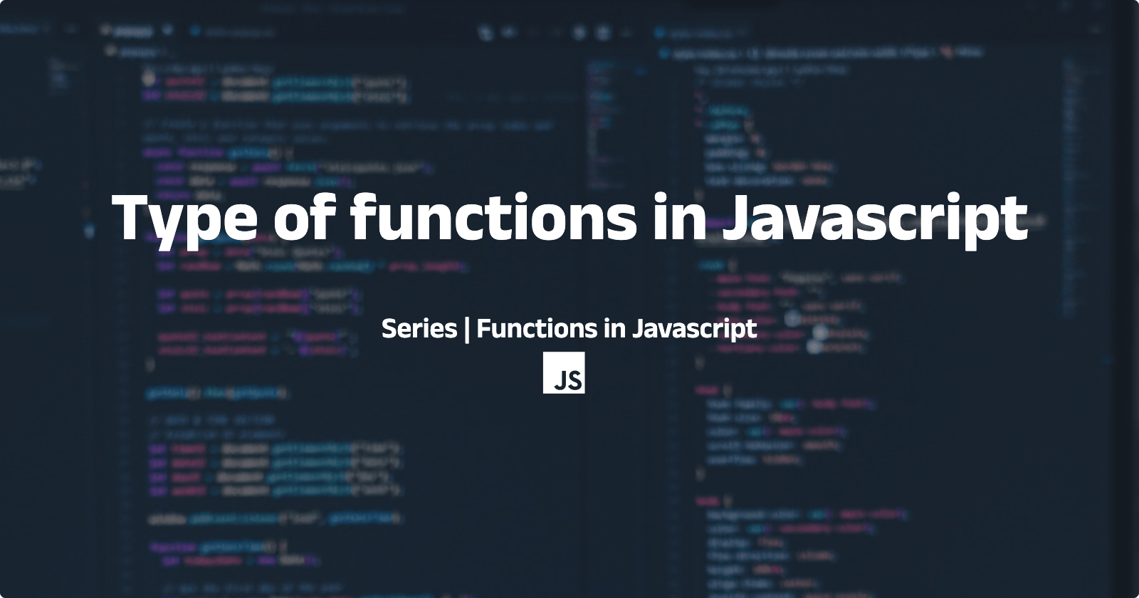 Types of Functions in JS