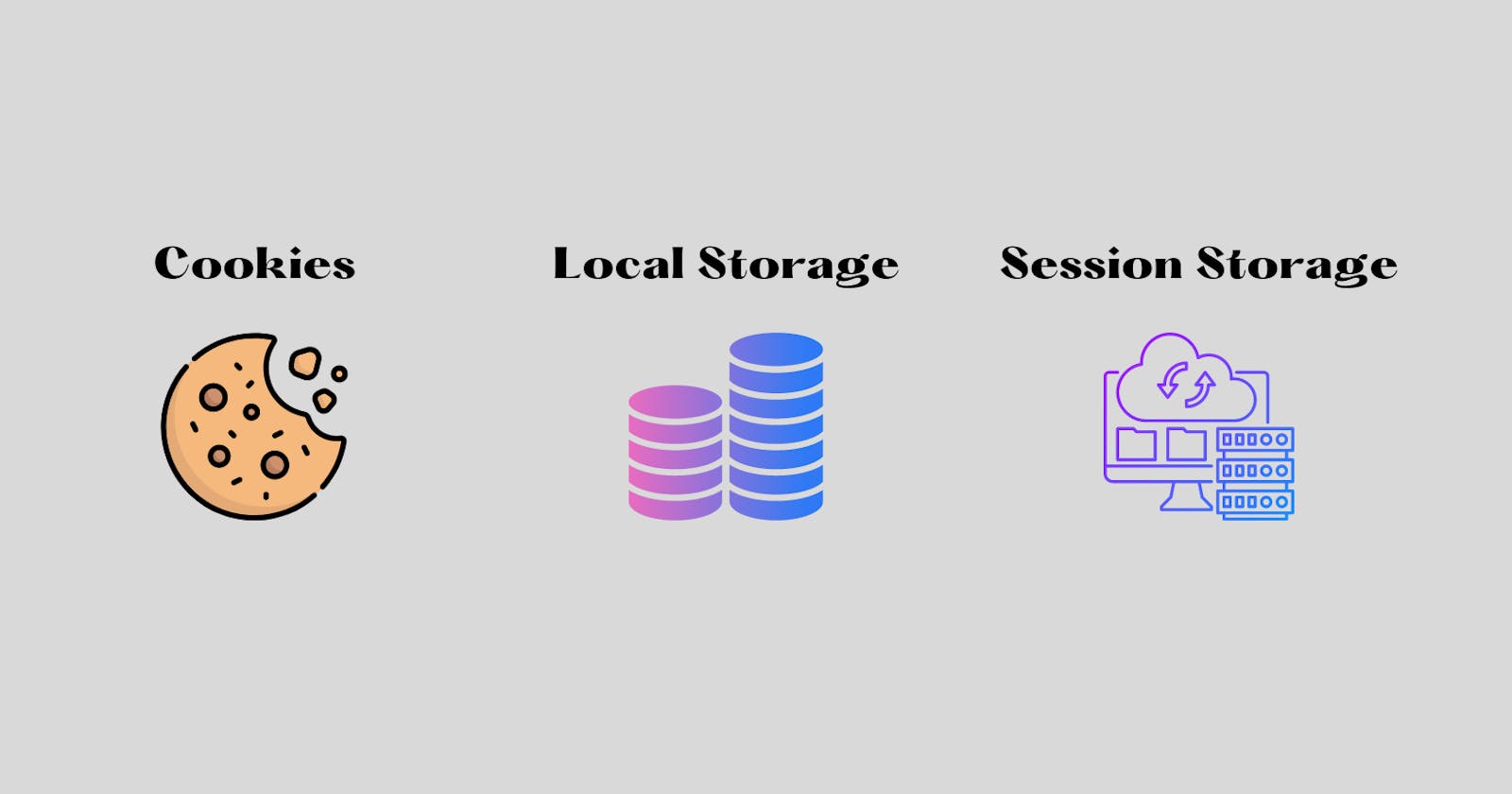 Cookies vs Local Storage vs Session Storage